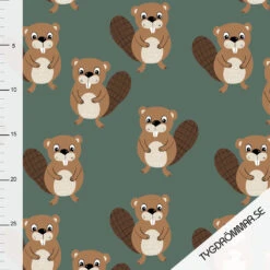 Tygdrommar, GOTS Organic Jersey, Henry Forest Green