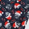 European Cotton Elastane Jersey, Oeko-Tex, Christmas Kitty Cats