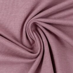 European Jogging Sweater Knit, Oeko-Tex, Melange Rose