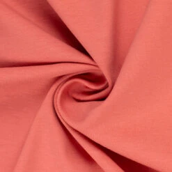 European Cotton Elastane Jersey, Solid, Oeko-Tex, Coral