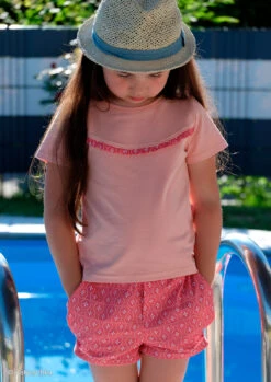 European Cotton Elastane Jersey, Solid, Oeko-Tex, Coral -Tailor Supplies Sales 2024 7845 6