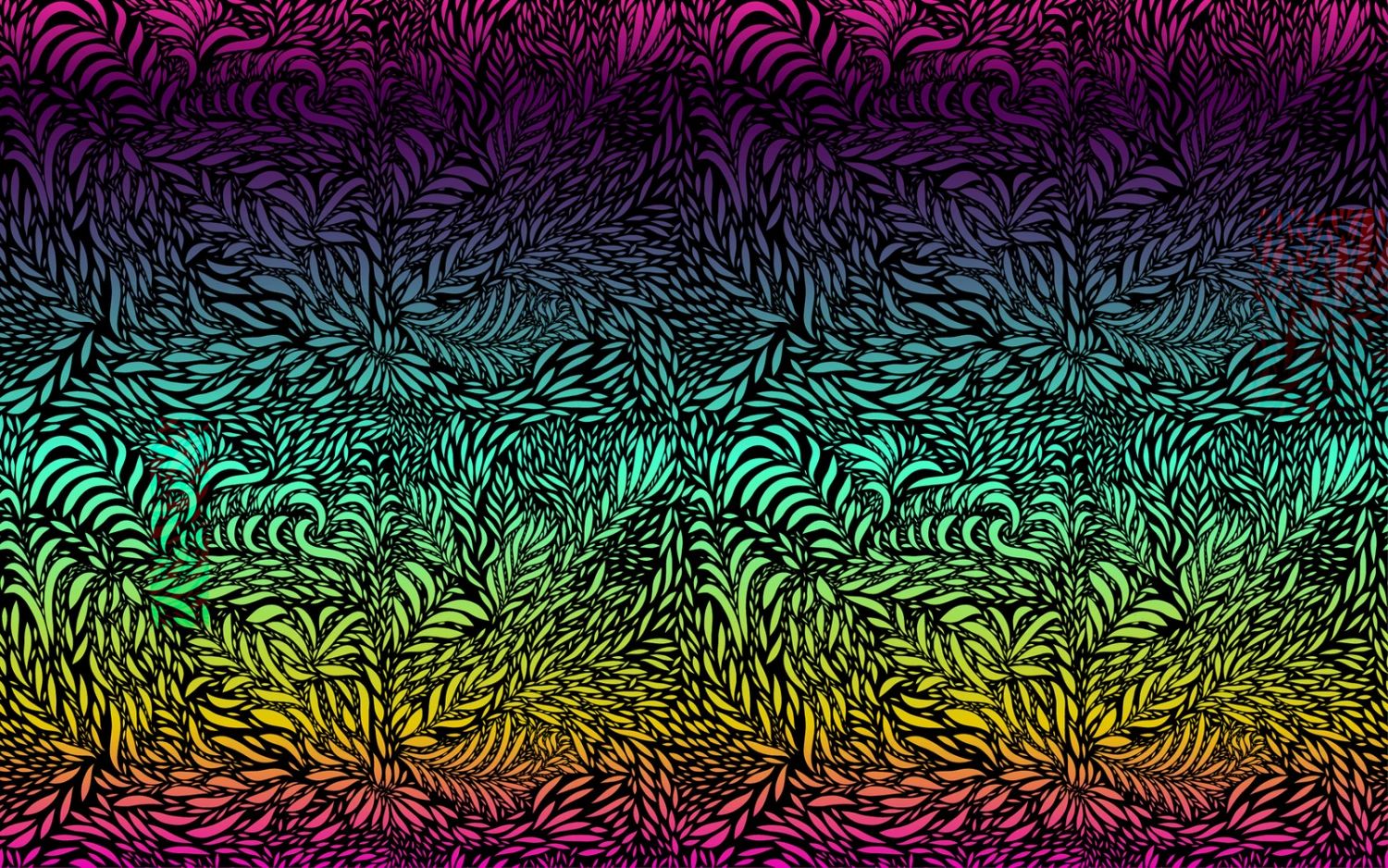 European Cotton Elastane Jersey, Oeko-Tex, Breeze Rainbow Black 2 European Cotton Elastane Jersey, Oeko-Tex, Breeze Rainbow Black - Image 2