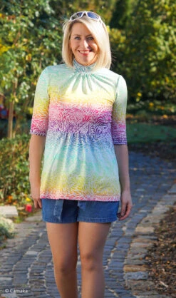 European Cotton Elastane Jersey, Oeko-Tex, Breeze Rainbow White 11 European Cotton Elastane Jersey, Oeko-Tex, Breeze Rainbow White -Tailor Supplies Sales 2024 7875 4