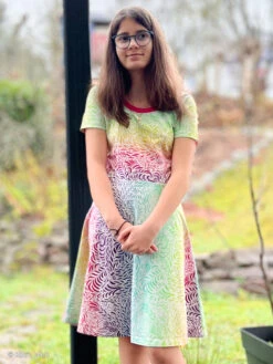 European Cotton Elastane Jersey, Oeko-Tex, Breeze Rainbow White 12 European Cotton Elastane Jersey, Oeko-Tex, Breeze Rainbow White -Tailor Supplies Sales 2024 7875 5