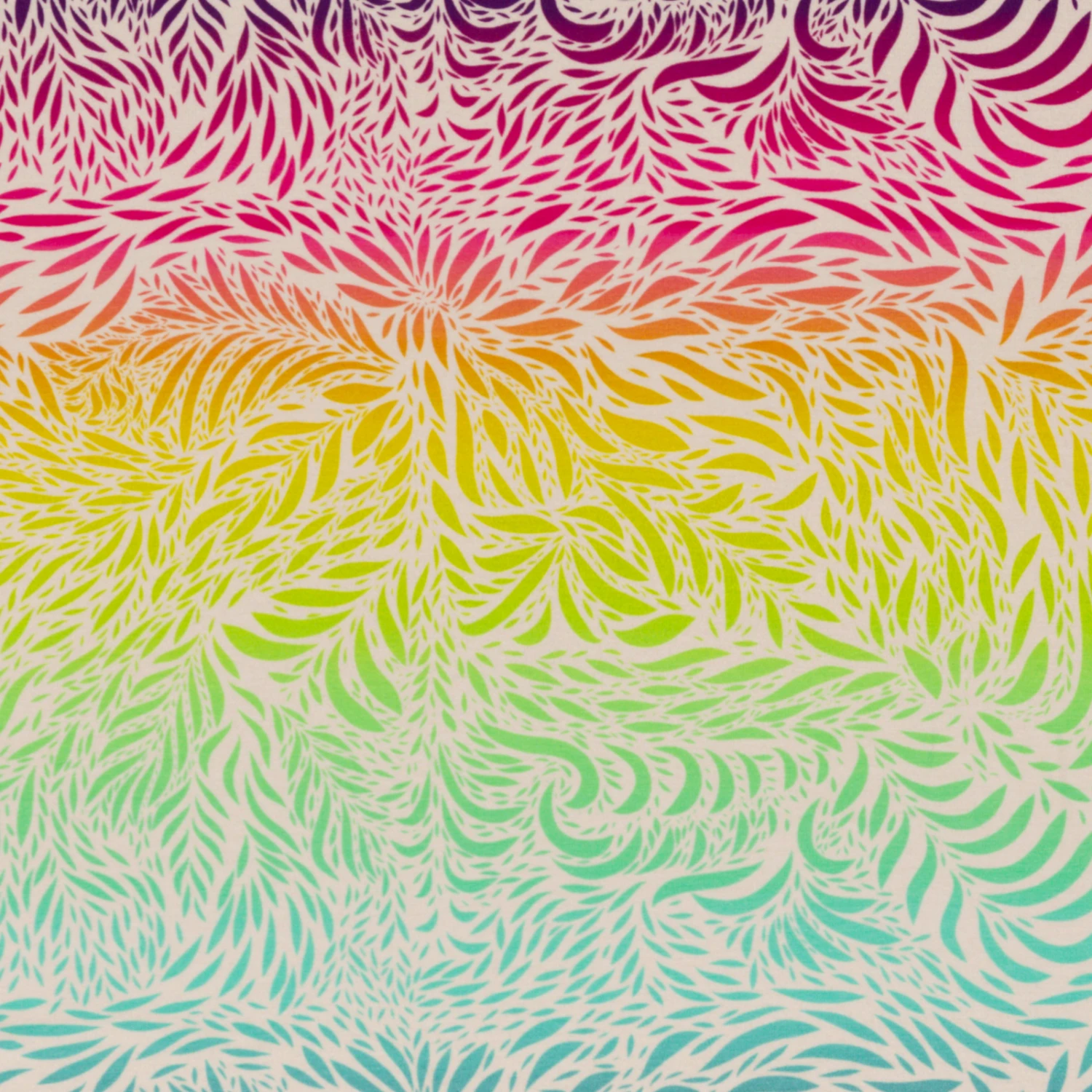 European Cotton Elastane Jersey, Oeko-Tex, Breeze Rainbow White 1 European Cotton Elastane Jersey, Oeko-Tex, Breeze Rainbow White