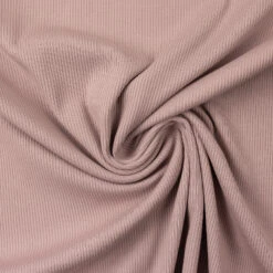 European Fine Ribbed Jersey Knit, Oeko-Tex, Sweet Rose