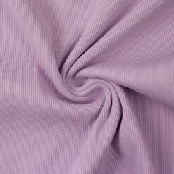 European Fine Ribbed Jersey Knit, Oeko-Tex, Light Lavender