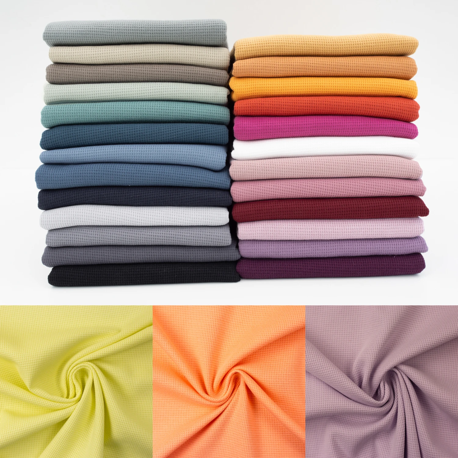 European Fine Ribbed Jersey Knit, Oeko-Tex, Vintage Green 3 European Fine Ribbed Jersey Knit, Oeko-Tex, Vintage Green - Image 3