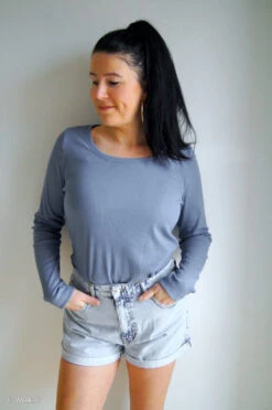 European Fine Ribbed Jersey Knit, Oeko-Tex, Charcoal Grey -Tailor Supplies Sales 2024 8097 4