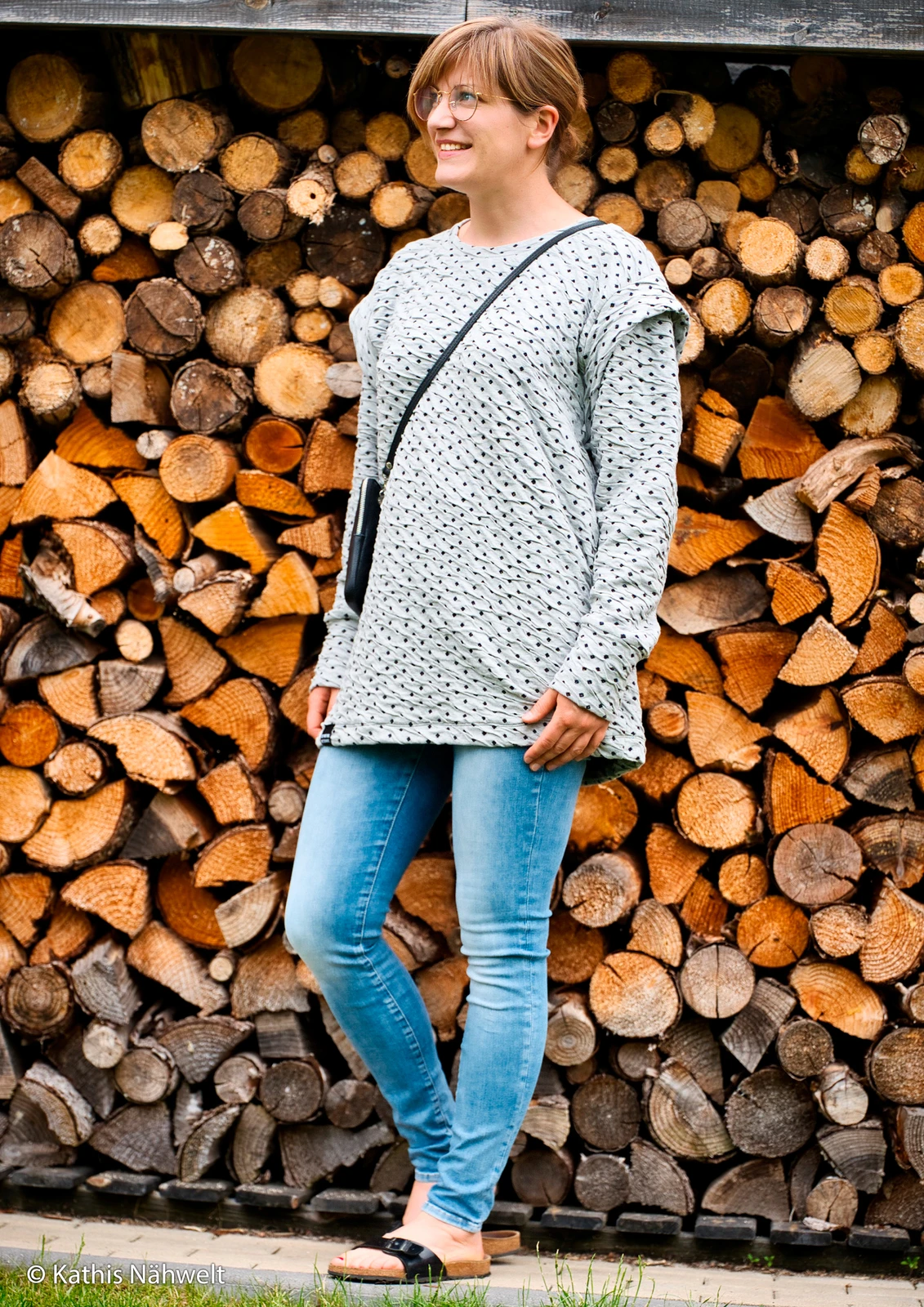 European Double Sided Cotton Jersey Ripple Knit, Dots Strawberry 7 European Double Sided Cotton Jersey Ripple Knit, Dots Strawberry - Image 7