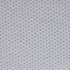 European Double Sided Cotton Jersey Ripple Knit, Dots Bondi Blue