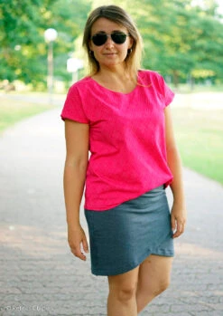 European Cotton Jacquard Jersey Knit, Oeko-Tex, Bondi Blue -Tailor Supplies Sales 2024 8173 4