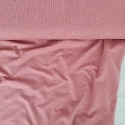 European Cotton Jacquard Jersey Knit, Oeko-Tex, Coral