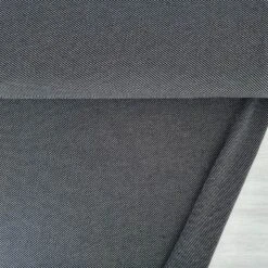 European Cotton Jacquard Jersey Knit, Oeko-Tex, Black