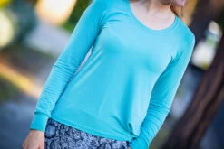 *REMNANT 96cm* European Viscose Elastane Jersey Knit, Oeko-Tex, Solid Turquoise -Tailor Supplies Sales 2024 8179 3