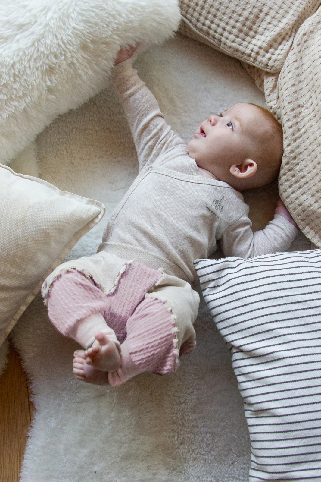 European Cable Jersey Knit, Melange Light Grey 3 European Cable Jersey Knit, Melange Light Grey - Image 3