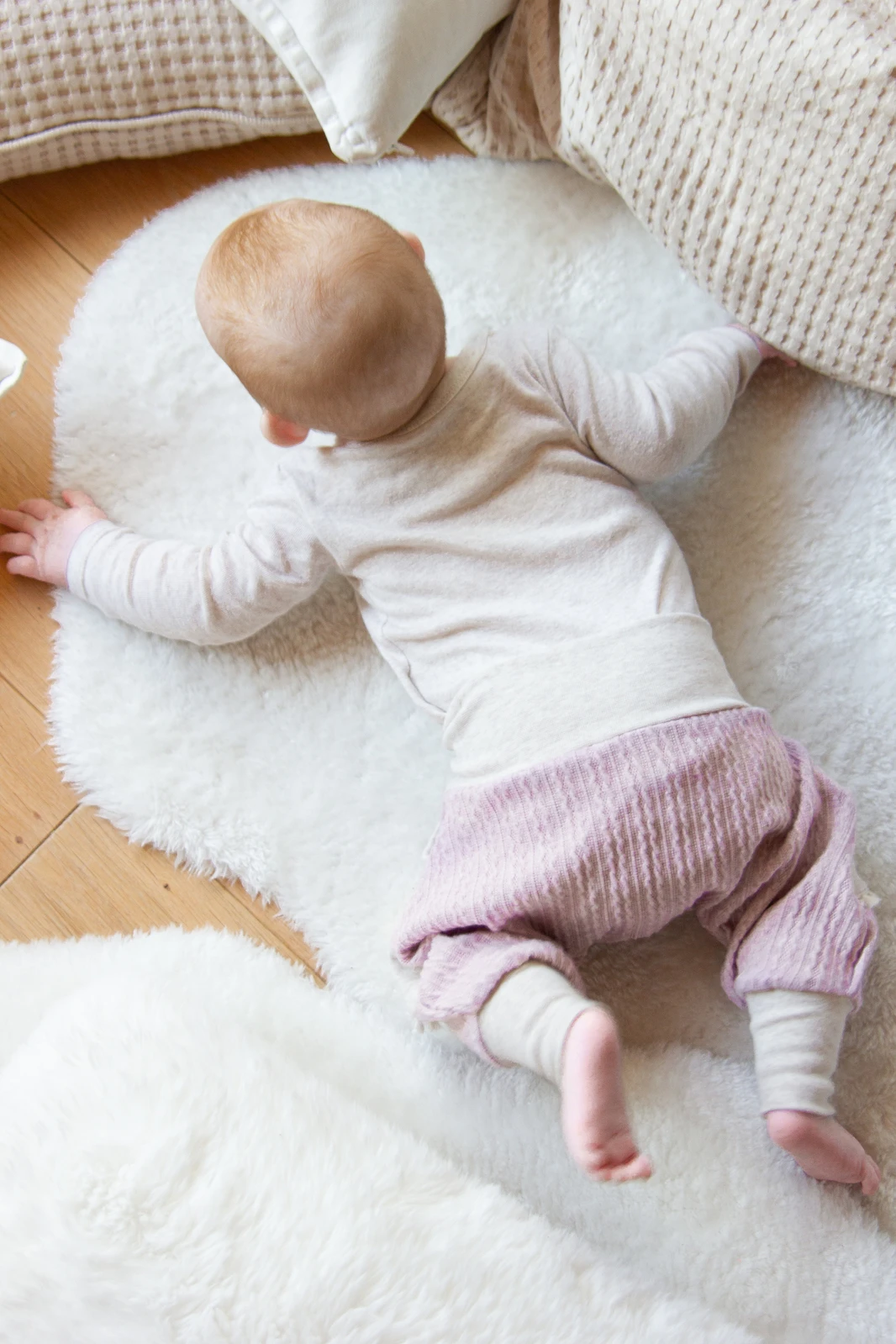 European Cable Jersey Knit, Melange Light Grey 4 European Cable Jersey Knit, Melange Light Grey - Image 4