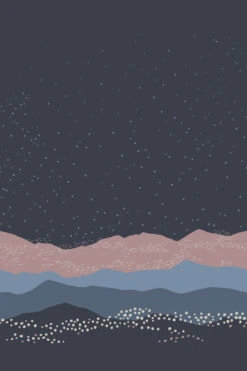 European Modal Blend French Terry Knit, Endless Sky 100cm Panel