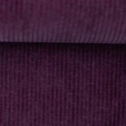 European Stretch Velour Corduroy Jersey, Eggplant