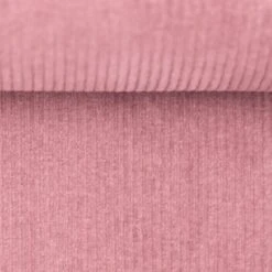 European Stretch Velour Corduroy Jersey, Vintage Blush