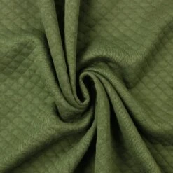European Quilted Knit, Oeko-Tex, Diamonds, Khaki