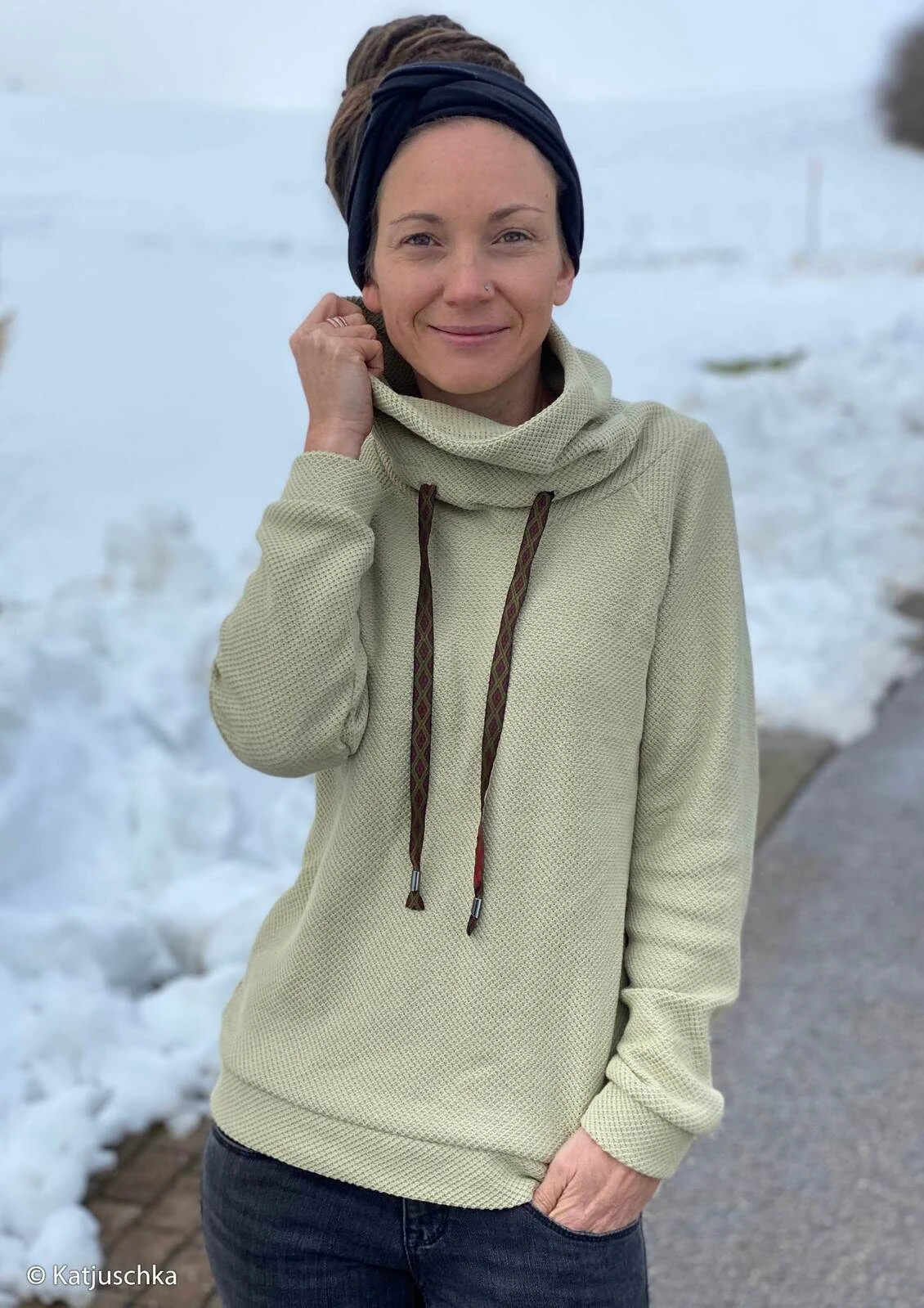 European Textured Cotton Knit, Oeko-Tex, Dark Emerald 11 European Textured Cotton Knit, Oeko-Tex, Dark Emerald - Image 11