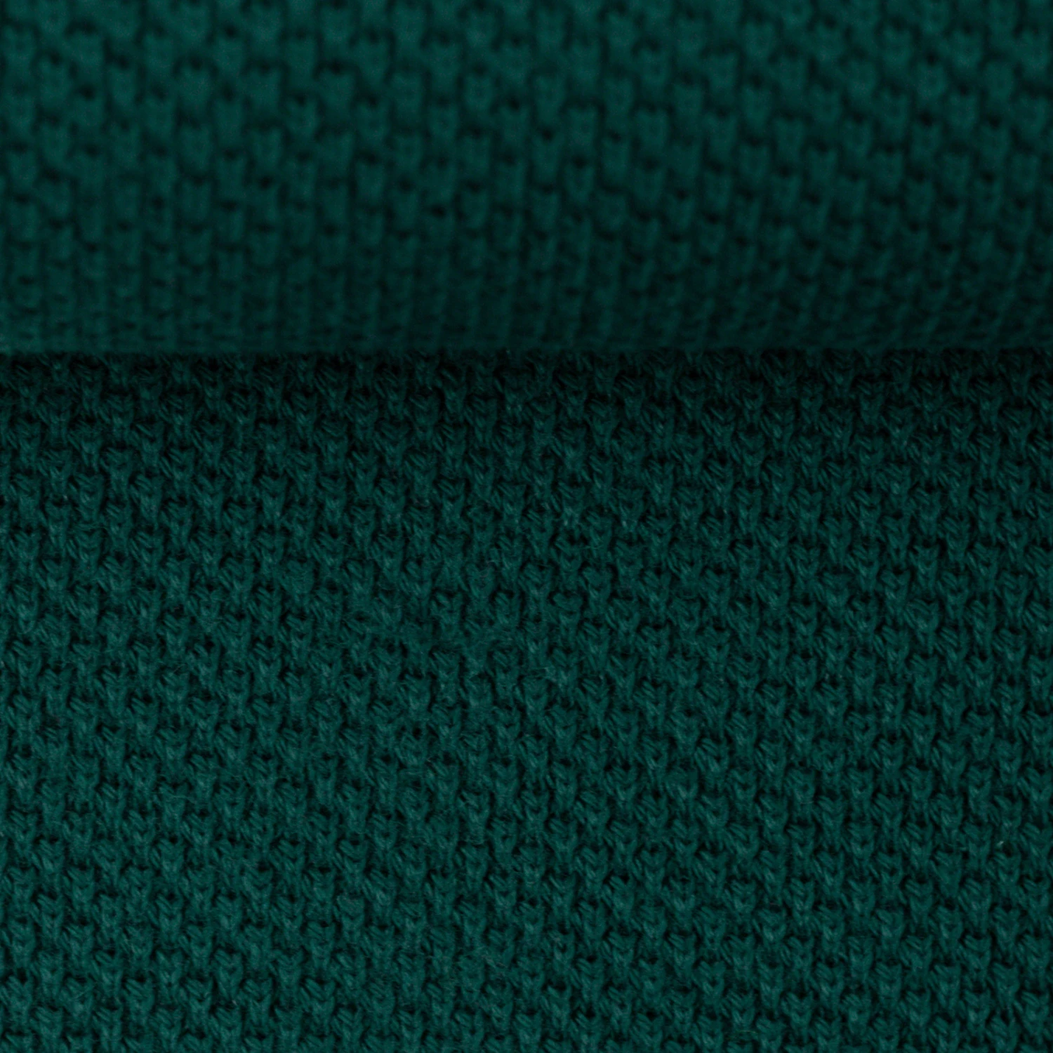 European Textured Cotton Knit, Oeko-Tex, Dark Emerald 1 European Textured Cotton Knit, Oeko-Tex, Dark Emerald