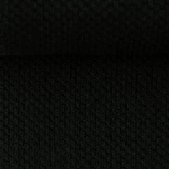 European Textured Cotton Knit, Oeko-Tex, Black