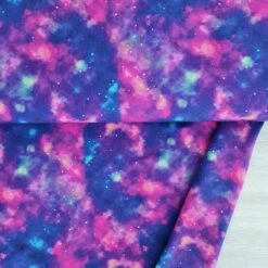 European Modal Blend French Terry Knit, Mystical Galaxy