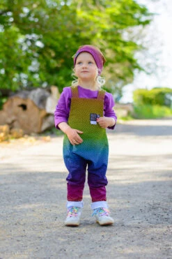 European Knit, Oeko-Tex French Terry Cosy, Small Zig+Zag Rainbow Ombre -Tailor Supplies Sales 2024 8513 7