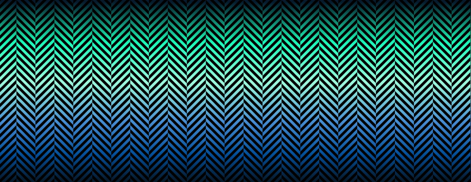 European Knit, Oeko-Tex French Terry Cosy, Large Zig+Zag Mint Blue Ombre 2 European Knit, Oeko-Tex French Terry Cosy, Large Zig+Zag Mint Blue Ombre - Image 2