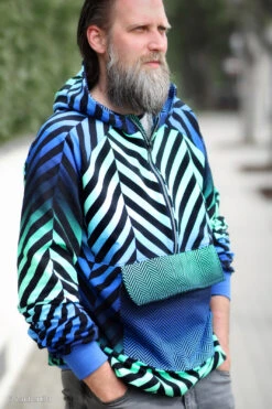 European Knit, Oeko-Tex French Terry Cosy, Large Zig+Zag Mint Blue Ombre 15 European Knit, Oeko-Tex French Terry Cosy, Large Zig+Zag Mint Blue Ombre -Tailor Supplies Sales 2024 8514 6