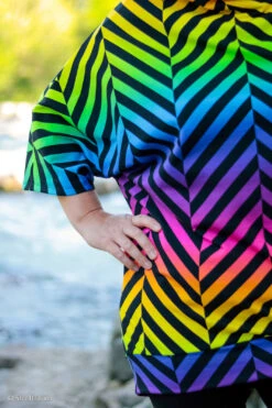 European Knit, Oeko-Tex French Terry Cosy, Large Zig+Zag Rainbow Ombre 10 European Knit, Oeko-Tex French Terry Cosy, Large Zig+Zag Rainbow Ombre -Tailor Supplies Sales 2024 8515 2