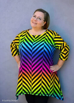 European Knit, Oeko-Tex French Terry Cosy, Large Zig+Zag Rainbow Ombre 15 European Knit, Oeko-Tex French Terry Cosy, Large Zig+Zag Rainbow Ombre -Tailor Supplies Sales 2024 8515 7