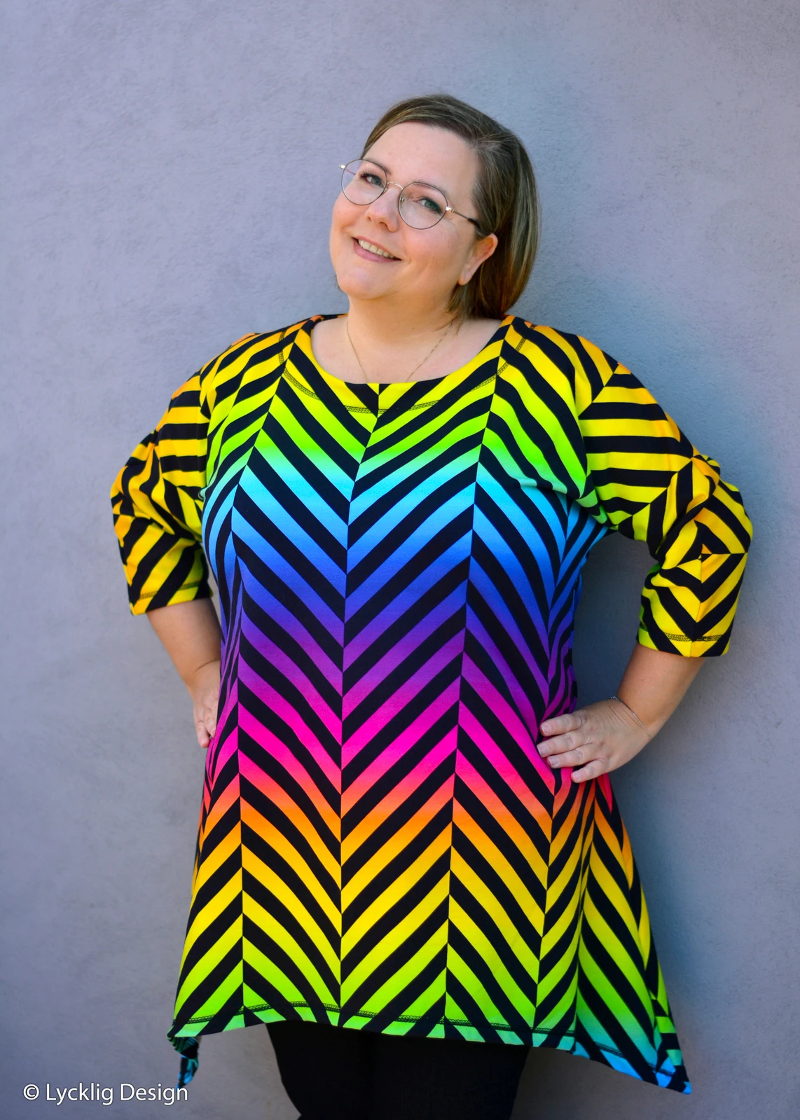 European Knit, Oeko-Tex French Terry Cosy, Large Zig+Zag Rainbow Ombre 8 European Knit, Oeko-Tex French Terry Cosy, Large Zig+Zag Rainbow Ombre - Image 8