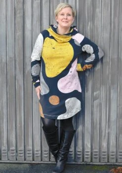 European Modal Blend French Terry Knit, Mega Shapes Multi -Tailor Supplies Sales 2024 8539 2