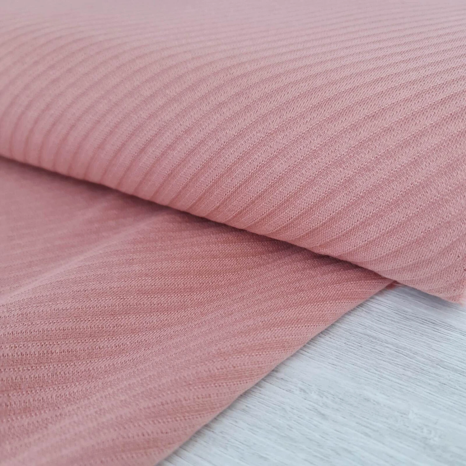 European Cotton Jacquard Knit, Oeko-Tex, Diagonal Vintage Blush 6 European Cotton Jacquard Knit, Oeko-Tex, Diagonal Vintage Blush - Image 6