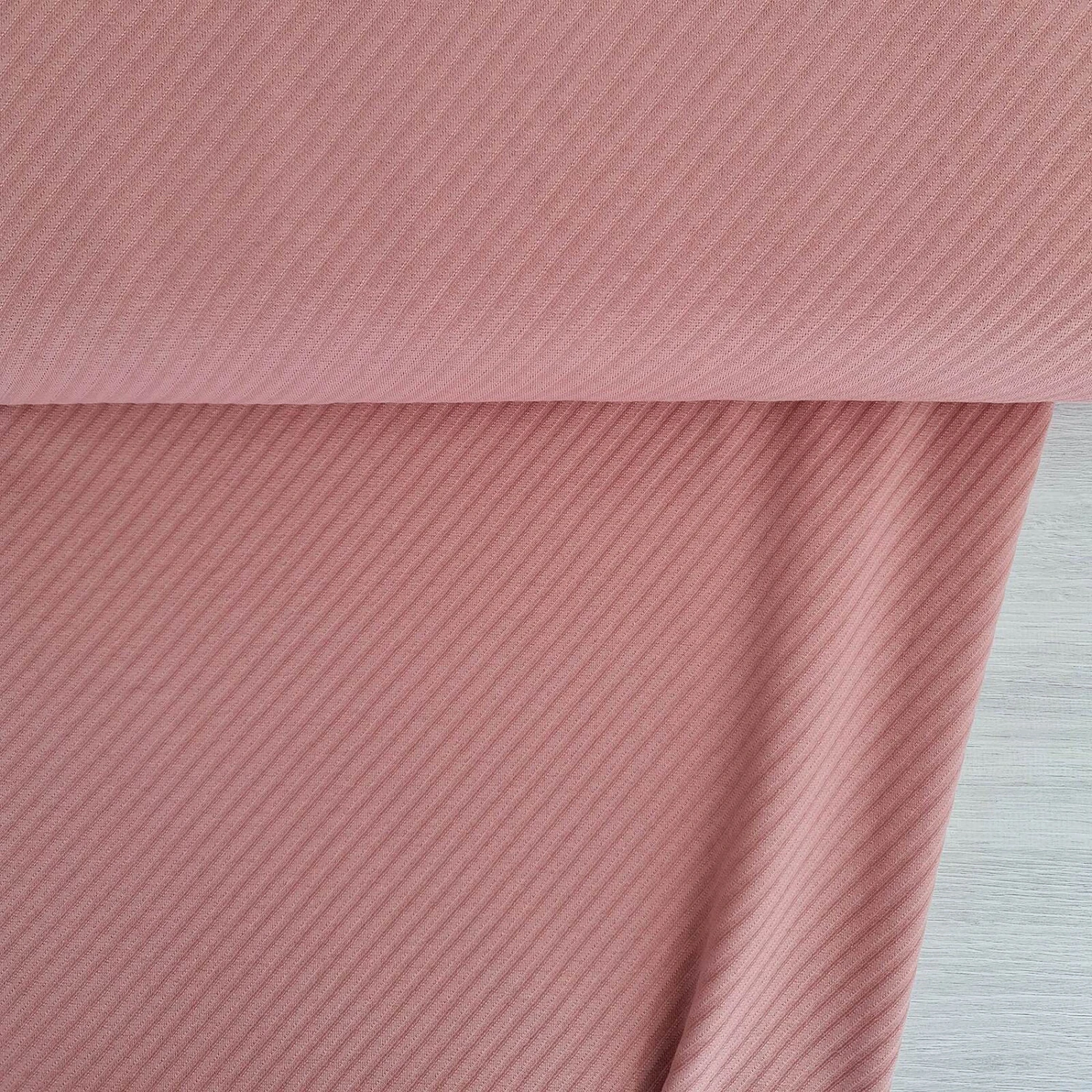 European Cotton Jacquard Knit, Oeko-Tex, Diagonal Vintage Blush 1 European Cotton Jacquard Knit, Oeko-Tex, Diagonal Vintage Blush