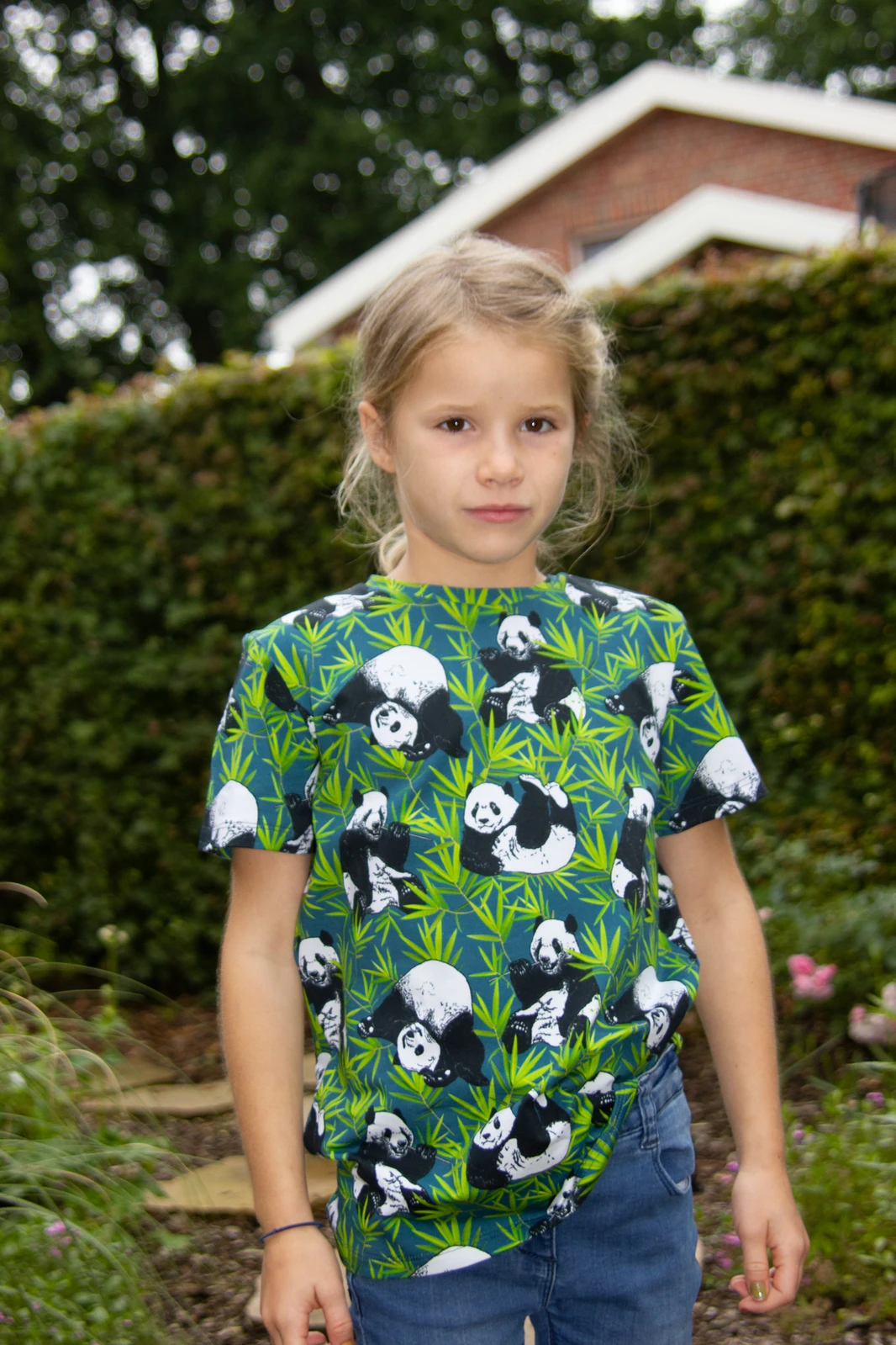 *REMNANT 74cm* European Knit, Oeko-Tex French Terry, Panda Play 4 *REMNANT 74cm* European Knit, Oeko-Tex French Terry, Panda Play - Image 4