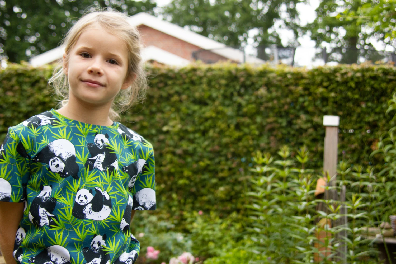 *REMNANT 74cm* European Knit, Oeko-Tex French Terry, Panda Play 5 *REMNANT 74cm* European Knit, Oeko-Tex French Terry, Panda Play - Image 5