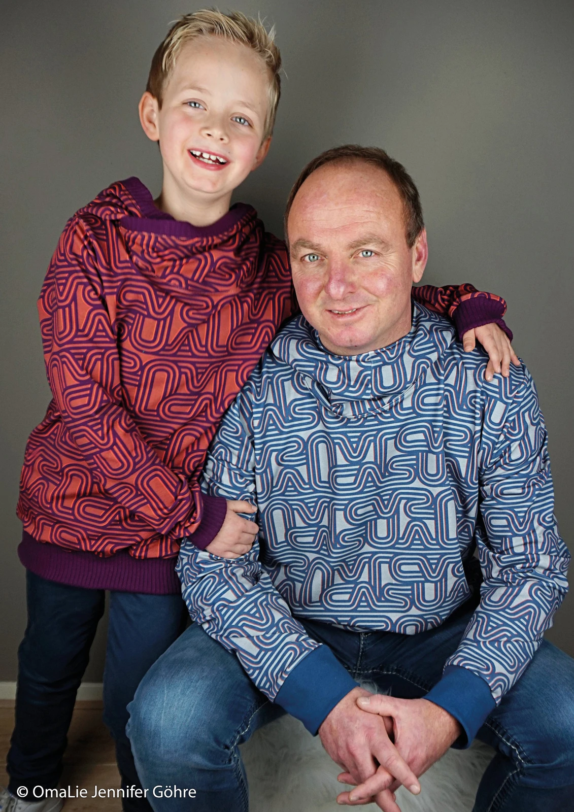 European Knit, Oeko-Tex French Terry Cosy, Casual Lines Eggplant 5 European Knit, Oeko-Tex French Terry Cosy, Casual Lines Eggplant - Image 5