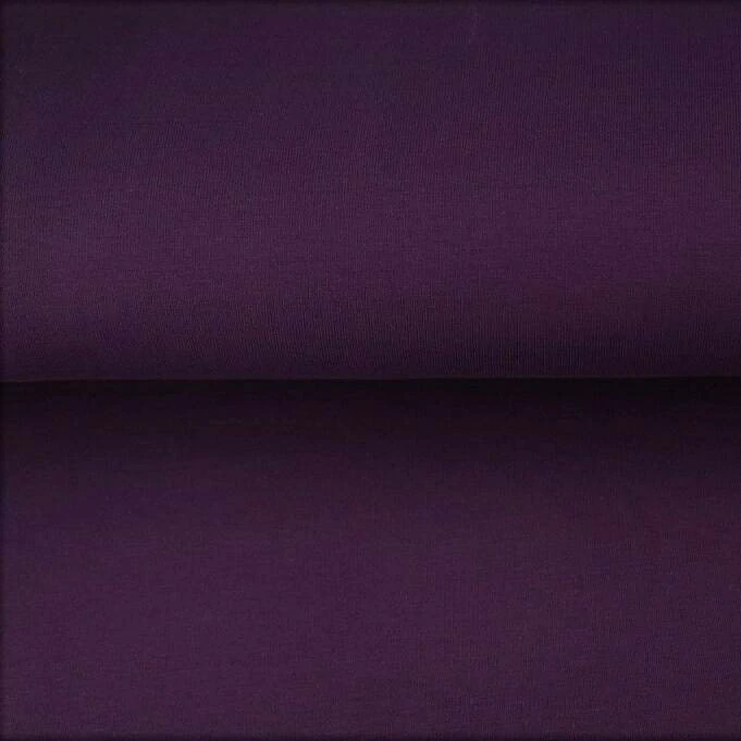 European Knit, Oeko-Tex French Terry Heavy, Solid, Dark Purple 1 European Knit, Oeko-Tex French Terry Heavy, Solid, Dark Purple