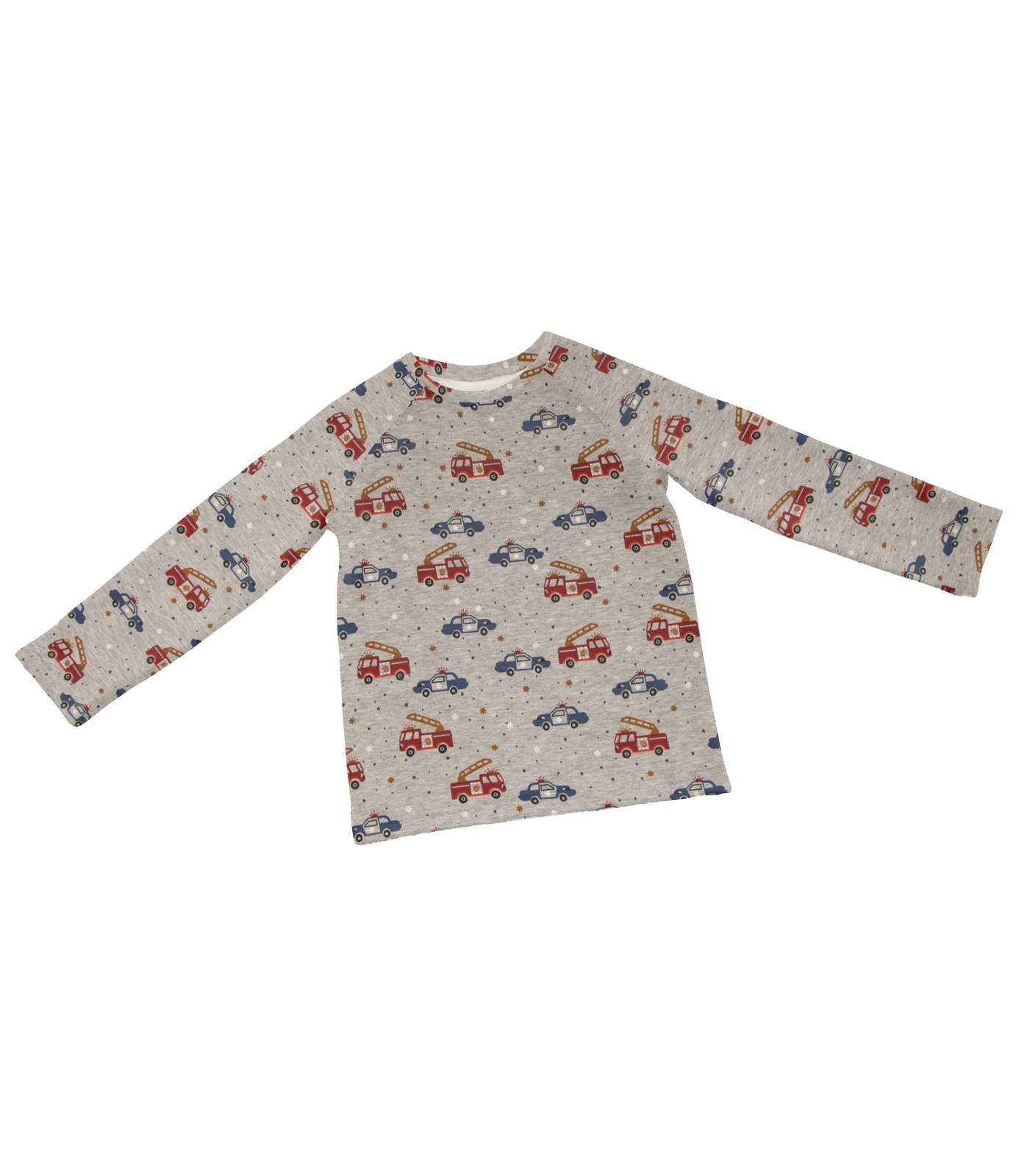 European Alpine Fleece Sweater Knit, Emergency Vehicles 4 European Alpine Fleece Sweater Knit, Emergency Vehicles - Image 4