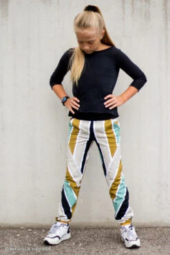 *2 PIECE BUNDLE DEAL* European Knit, Oeko-Tex French Terry, Diagonally Stripes Moss/Green/Black & Dark Dijon Ribbing -Tailor Supplies Sales 2024 8681 10