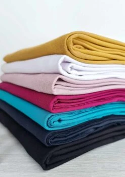 European Bamboo Elastane Jersey, Oeko-Tex, Solid, Ochre -Tailor Supplies Sales 2024 8732 3