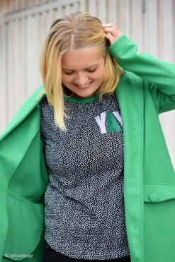 European Cotton Elastane Jersey, Oeko-Tex, Spotty Black White -Tailor Supplies Sales 2024 8873 2