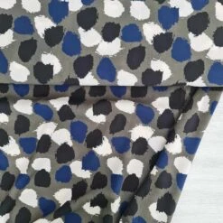 European Woven Viscose, Oeko-Tex, Brushed Grey Blue