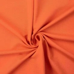European Cotton Elastane Jersey, Solid, Oeko-Tex, Tangelo
