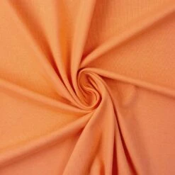 European Cotton Elastane Jersey, Solid, Oeko-Tex, Peach