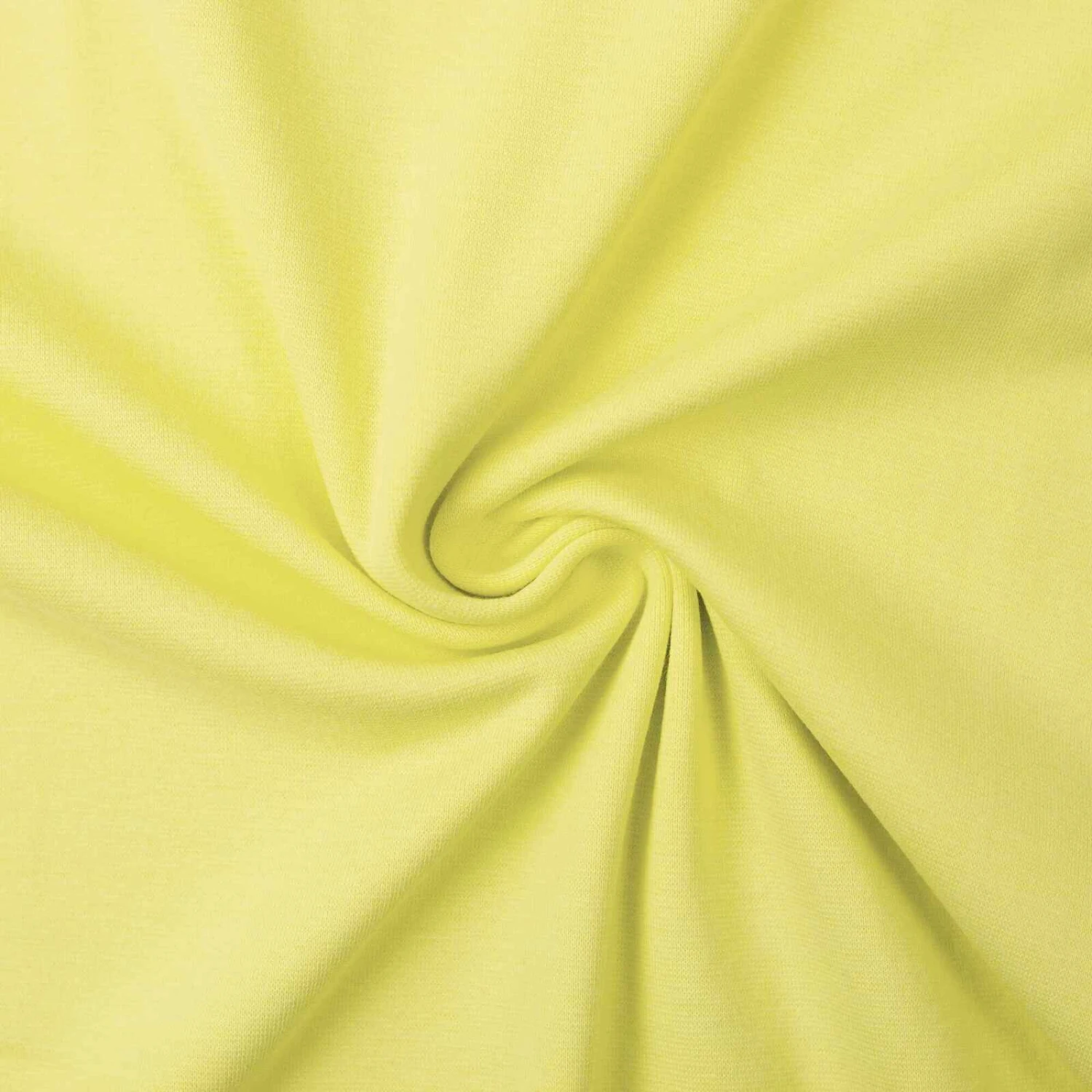European Cotton Elastane Jersey, Solid, Oeko-Tex, Mello Yellow 1 European Cotton Elastane Jersey, Solid, Oeko-Tex, Mello Yellow